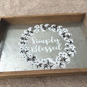 “Simply Blessed” Tray